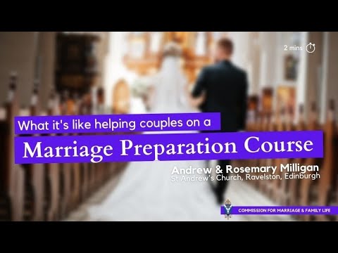 'What we've learned about marriage preparation'