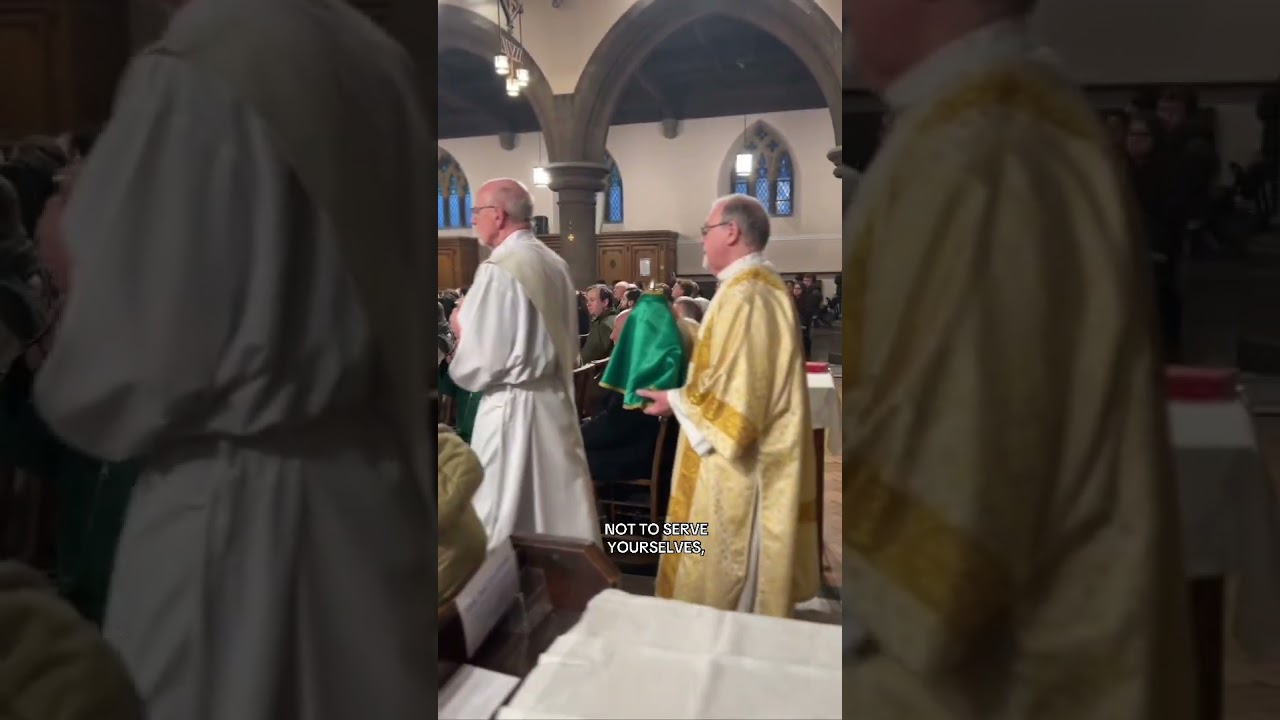 Priests renewed their promises to serve the Church,  Chrism Mass at the Cathedral in Edinburgh.