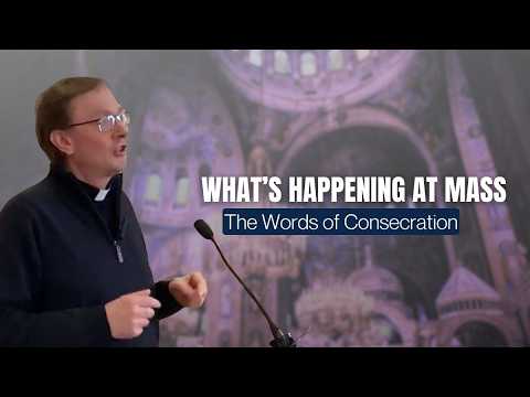 Holy Mass: What am I hearing? The words of consecration