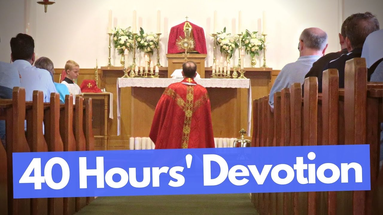Spend time with Jesus in the Blessed Sacrament